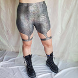 Snake Biker Shorts
