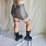 Snake Biker Shorts