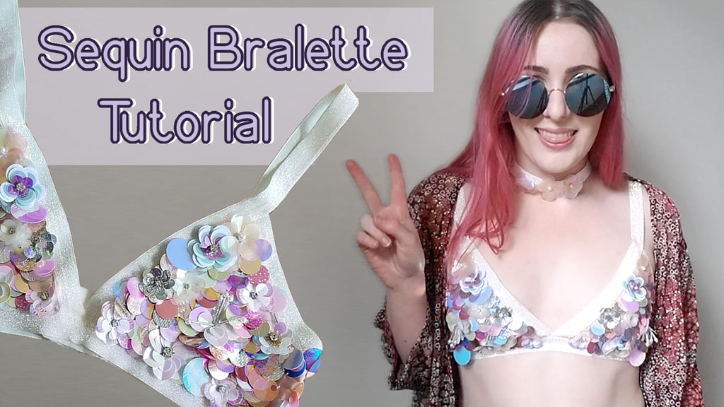 How to Sew a Sequin Rave Bra