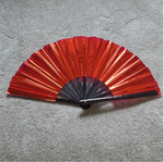 Large Rave Fan - Dragon Red