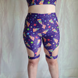 Cosmic Pizza Biker Shorts